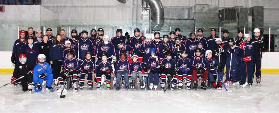 2014 Special Hockey Blue Jackets.